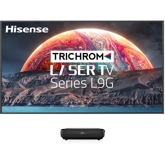 Hisense 100” 4K TriChroma Laser TV Projector [Includes Screen]
