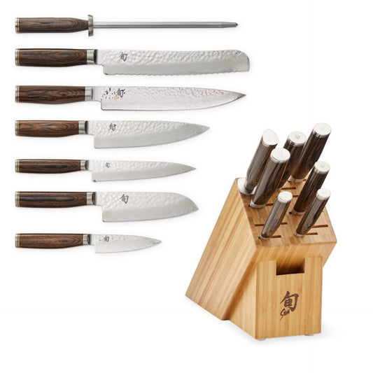 The Shun Premier Collection 8-Piece Knife Set Brand New